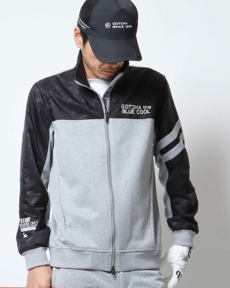 GOTCHA GOLF] 撥水 ポンチ ナイロン 切替 ジャケット | PEET