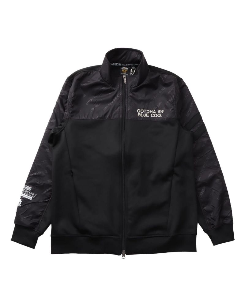 Cph/Golf ナイロンジャケット Lサイズ ブラック/ホワイト/イエロー Cph/Golf ナイロンジャケット Lサイズ ブラック/ホワイト/イエロー