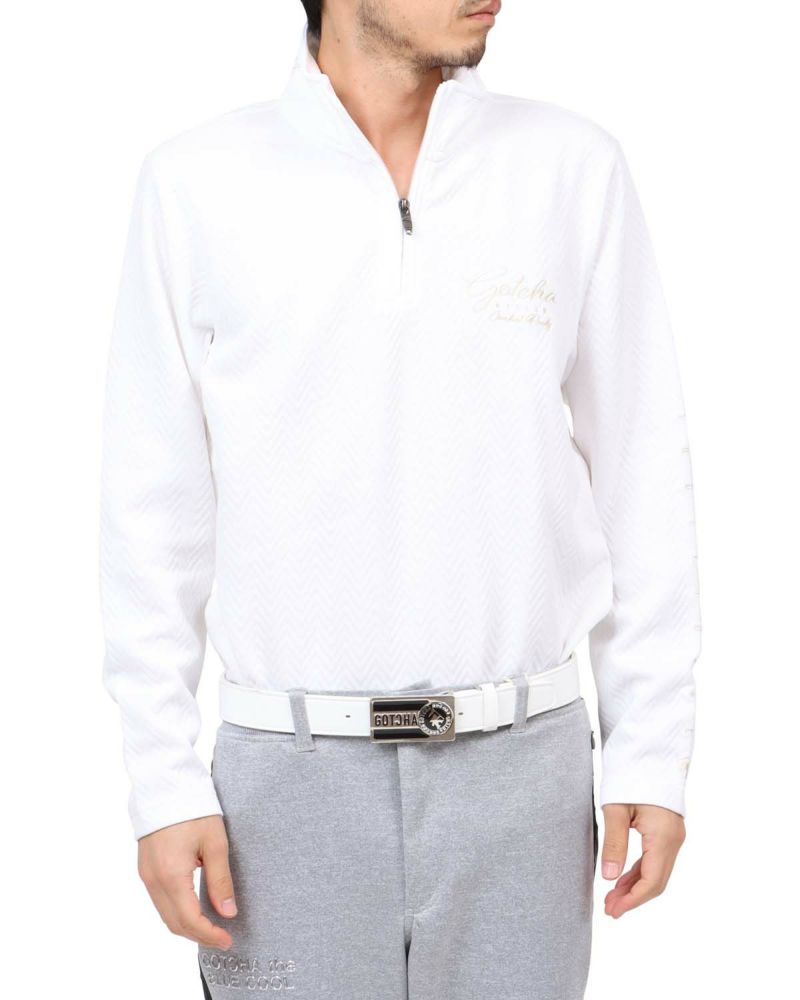 ホワイト：180cm67kg(Lサイズ着用)