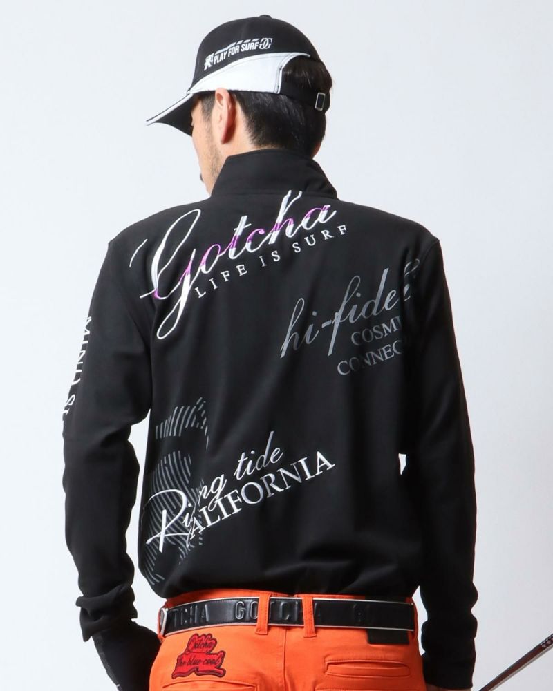 CPGGOLF ウェアサイズ2 GOTCHA GOLF] 2トーン ハーフジップ ロング ポロ | PEET ONLINE STORE