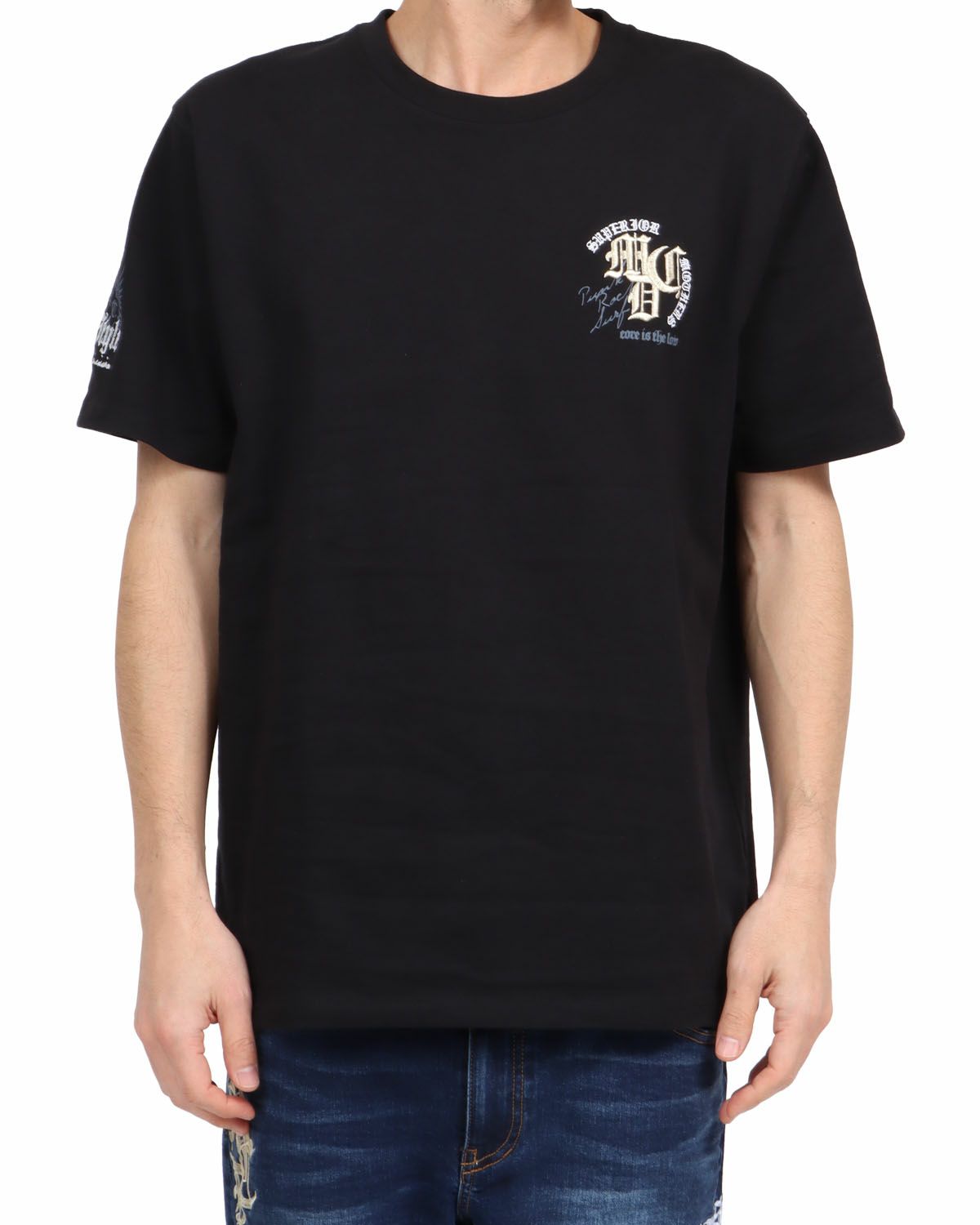 ブラック：180cm67kg(Lサイズ着用)