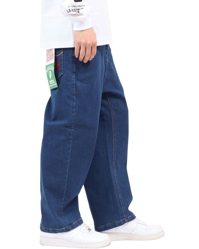NESTA BRAND] ストレッチ インディゴ バギー デニムパンツ