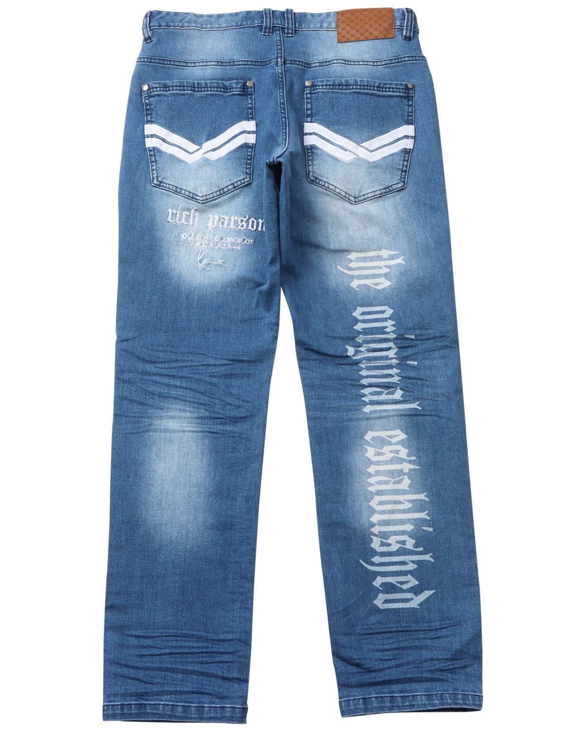 Karl Kani] ストレッチ インパクト ワイド デニムパンツ | PEET ONLINE 