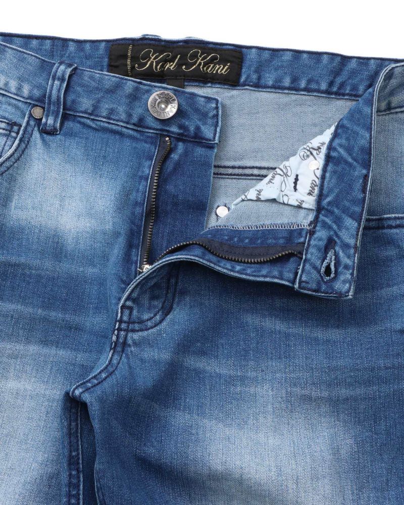 Karl Kani] ストレッチ インパクト ワイド デニムパンツ | PEET