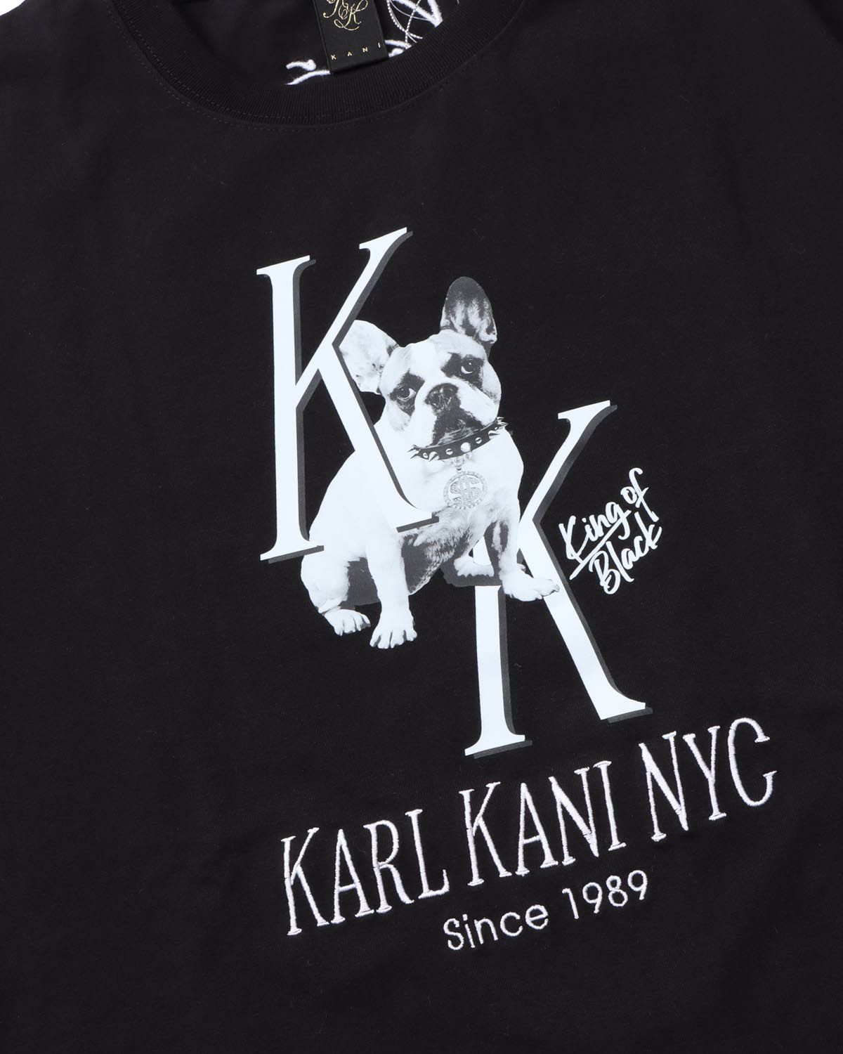 Karl Kani] KK モノクロ ドッグ Tシャツ | PEET ONLINE STORE