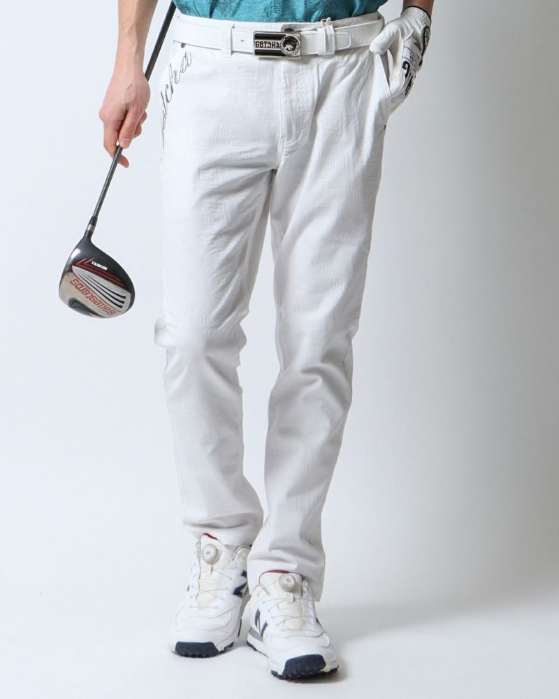 GOTCHA GOLF] ストレッチ オルテガ ジャカード ロングパンツ