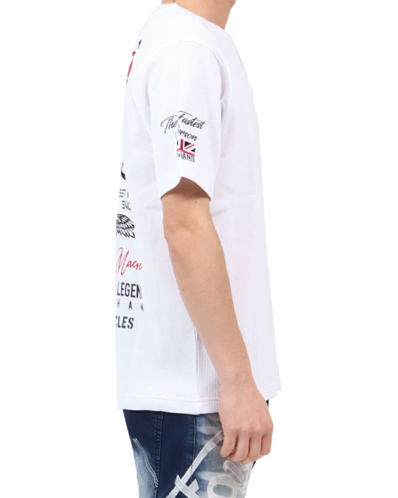 ホワイト：180cm67kg(Lサイズ着用)