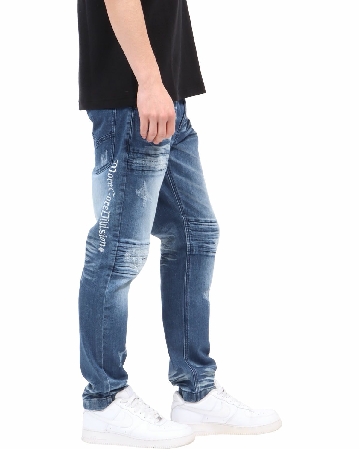 インディゴ：180cm67kg(Lサイズ着用)