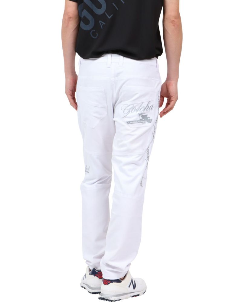 CPG GOLF ホワイト スリムフィットパンツ le coq sportif golf 【ストレッチフォーサー】中わた