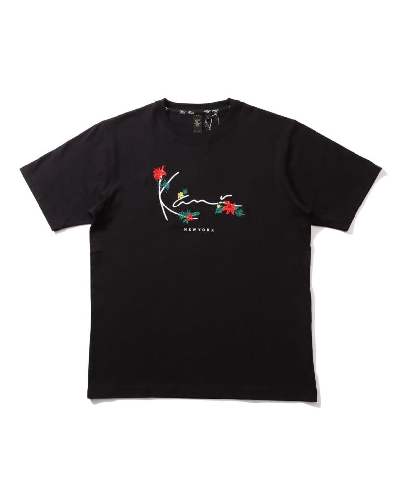 Karl Kani] リゾート 刺繍 クルー Tシャツ | PEET ONLINE STORE
