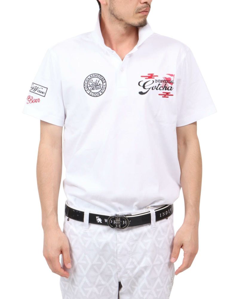 ホワイト：180cm67kg(Lサイズ着用)
