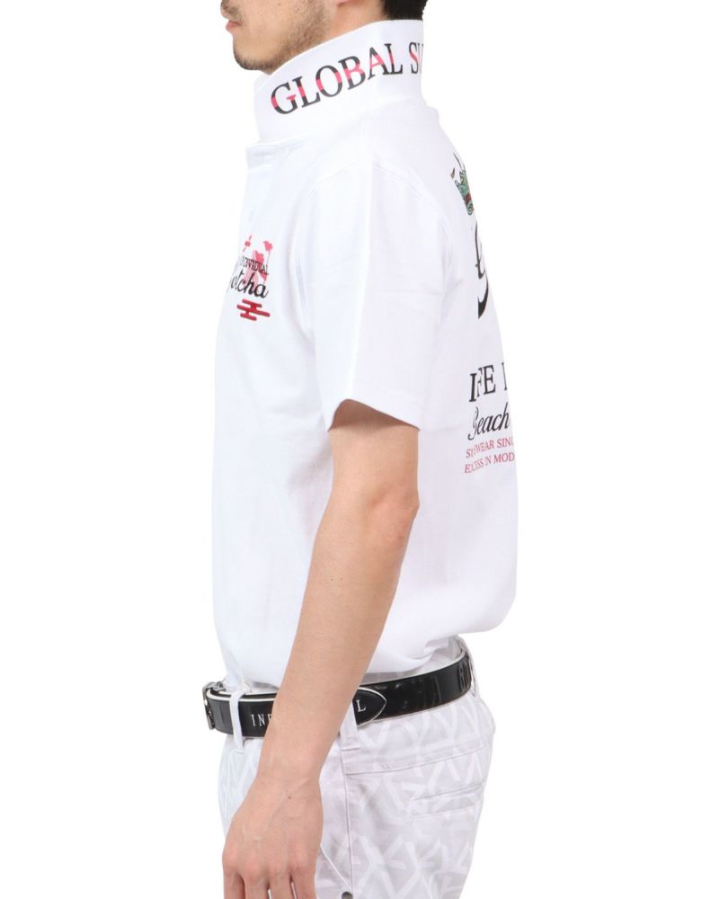 ホワイト：180cm67kg(Lサイズ着用)