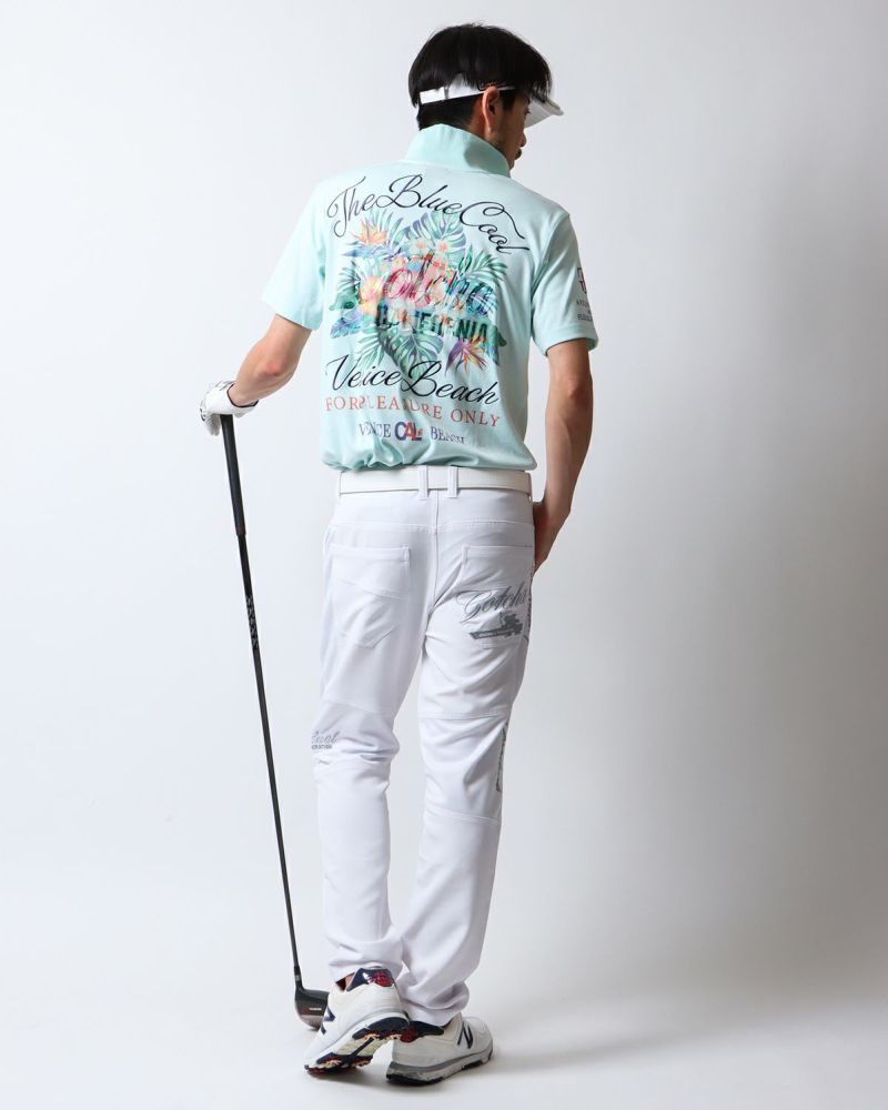 未使用 bagjack golf ハイストレッチ ポロシャツ S ホワイト 未使用 bagjack golf ハイストレッチ ポロシャツ M ホワイト