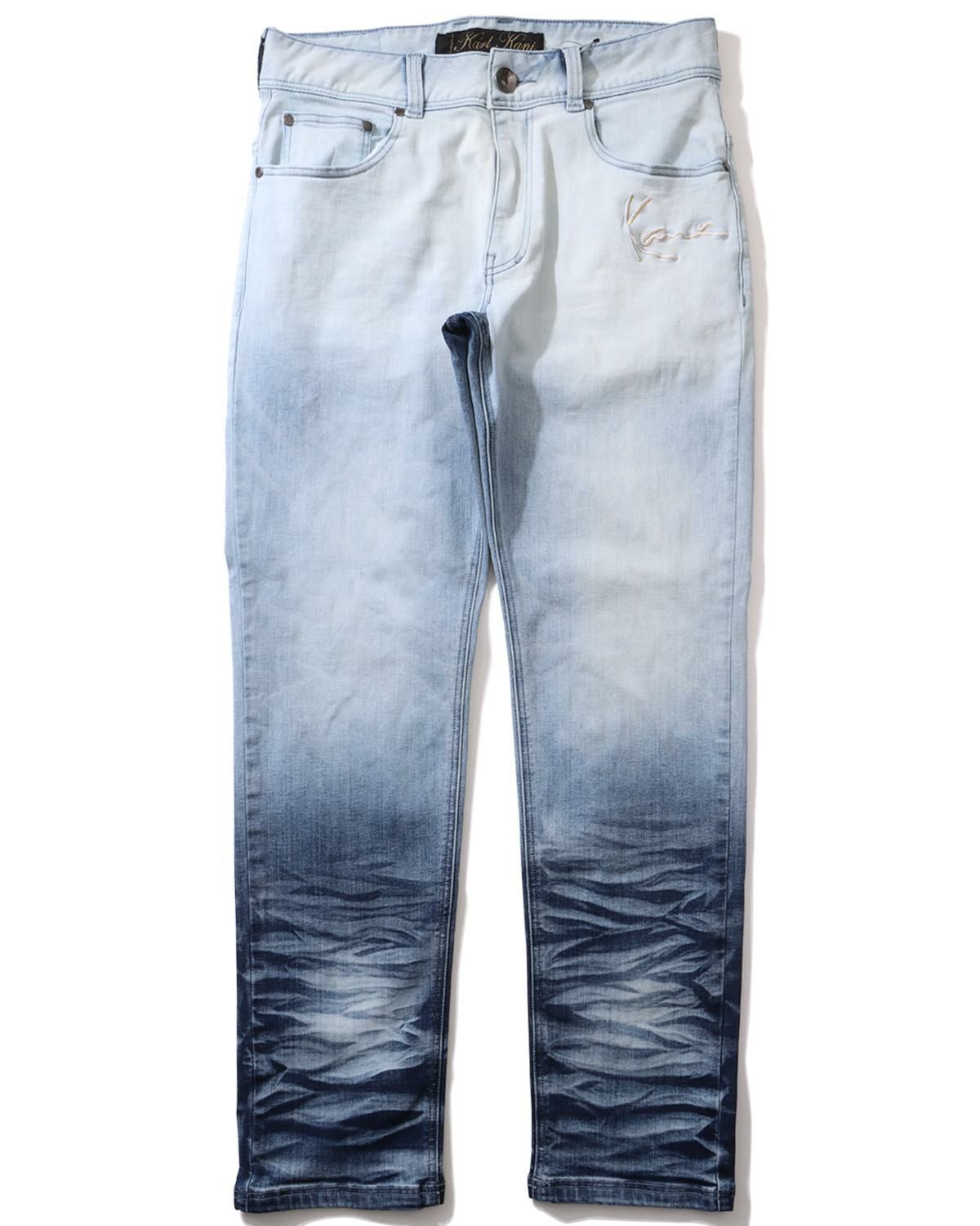 Karl Kani] ストレッチ ライトオンス 6分袖 デニムシャツ | PEET