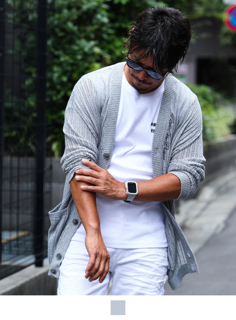 杢グレー:172cm/72kg(Lサイズ着用)