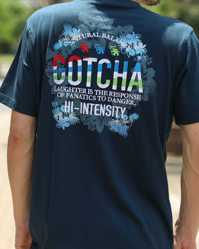 GOTCHA] ドライ カラー ロゴ ハイビスカス Tシャツ | PEET