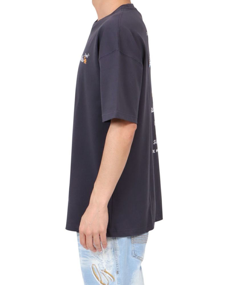 チャコール：180cm67kg(Lサイズ着用)