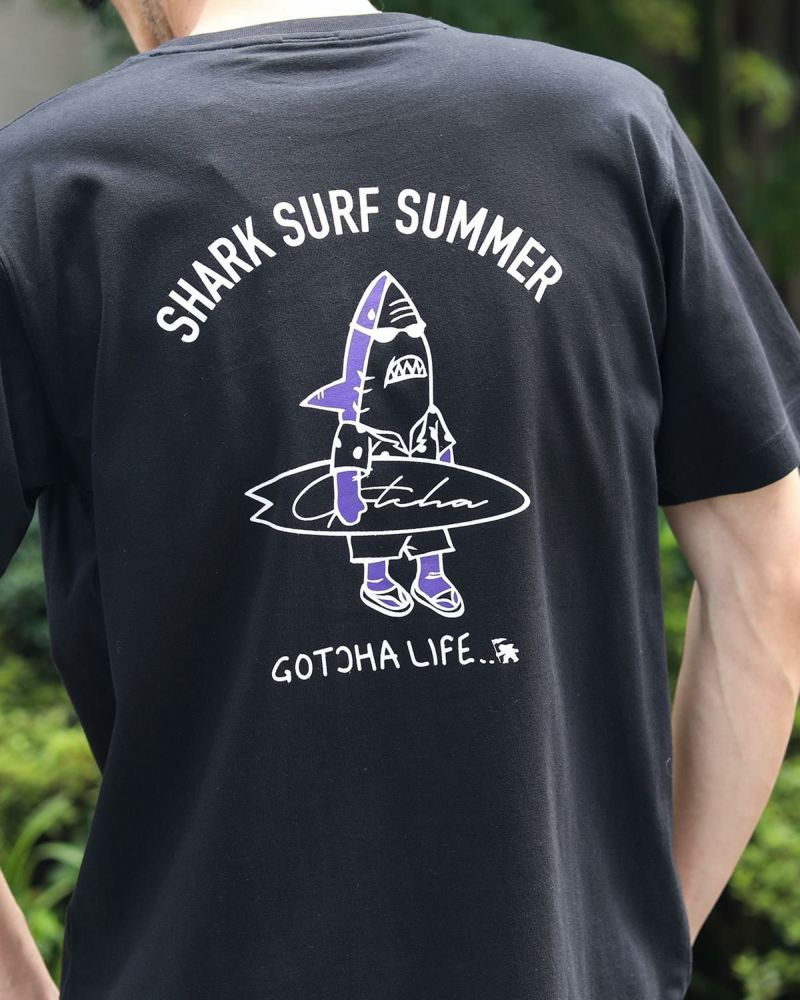GOTCHA] JAPAN加工 シャーク サーフ サマー Tシャツ | PEET