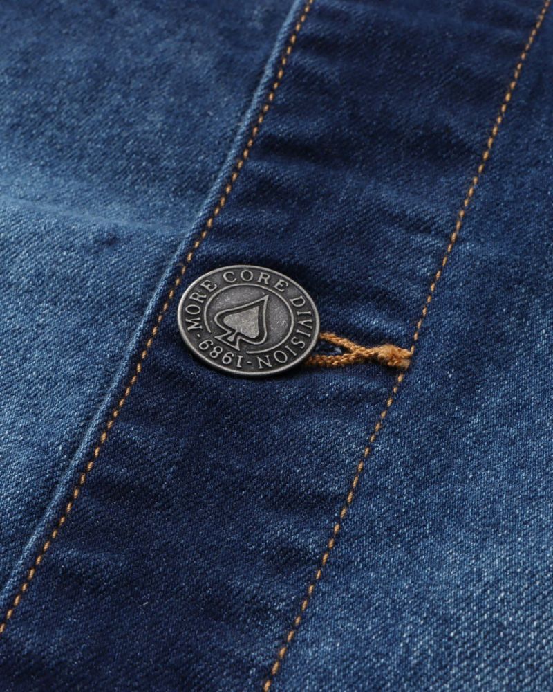 MCD] ストレッチ バックタトゥー 刺繍 デニムジャケット | PEET