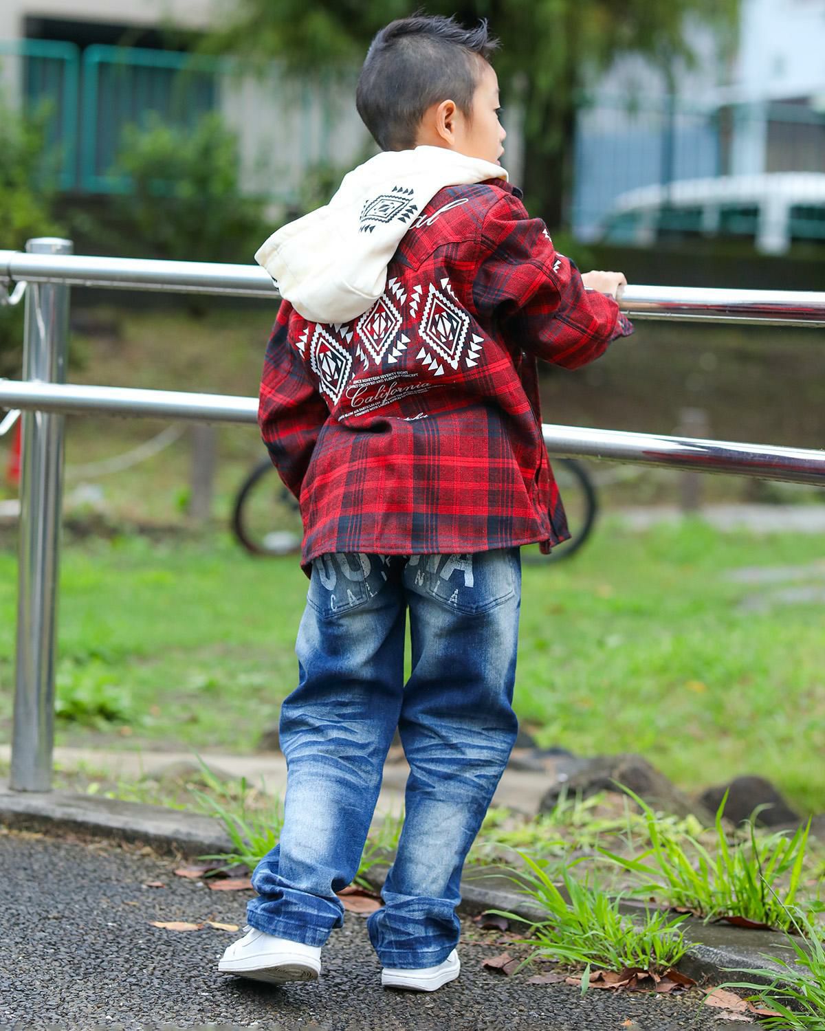 レッド:118cm20kg（140ｃｍ着用）