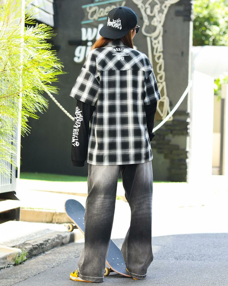ブラック：168cm(Lサイズ着用)