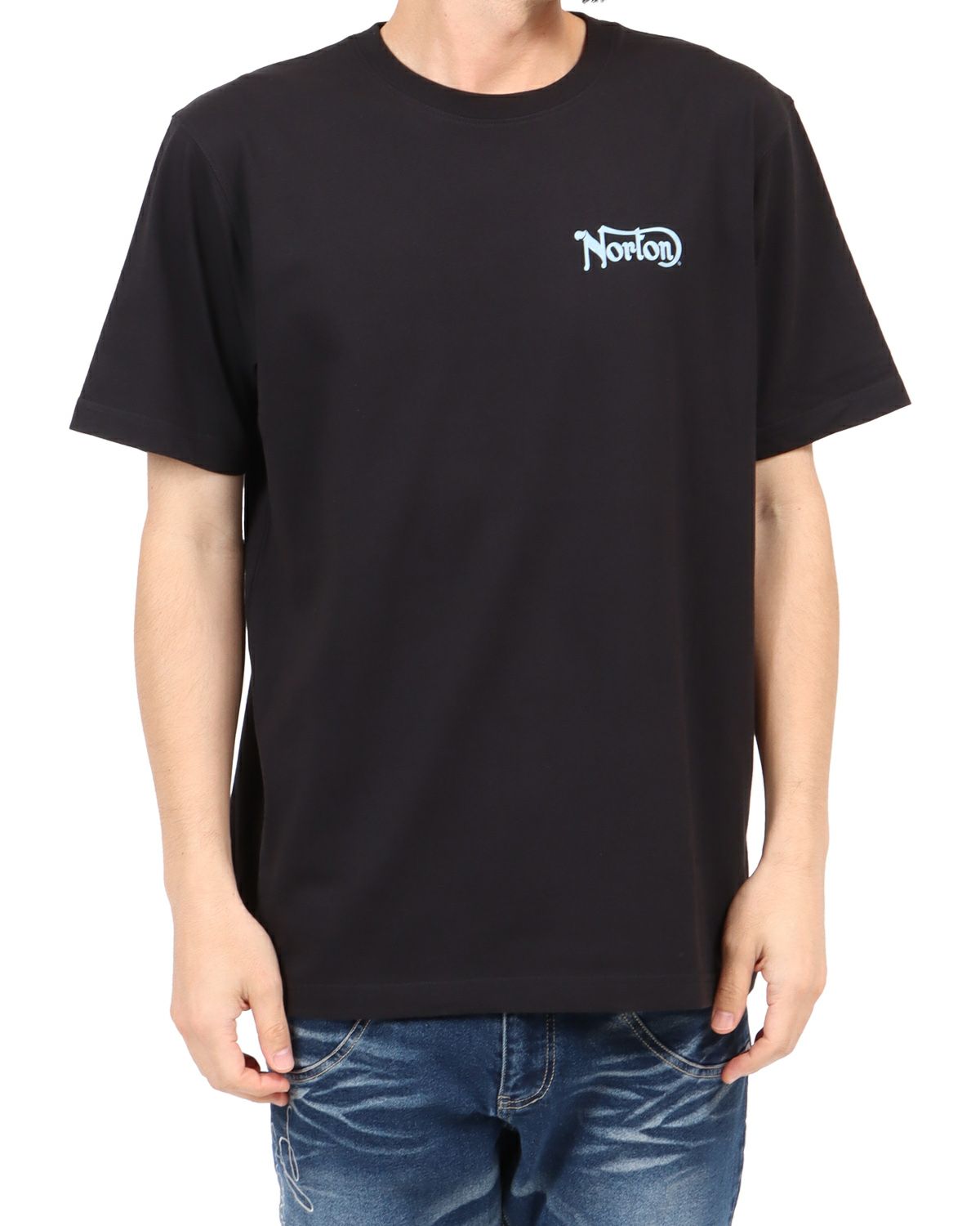 ブルーグレー：180cm67kg(Lサイズ着用)