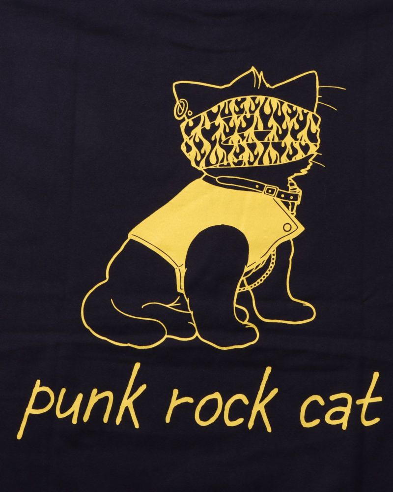 EDGE Tシャツ EDGE] JAPAN加工 パンクキャット Tシャツ | PEET ONLINE STORE
