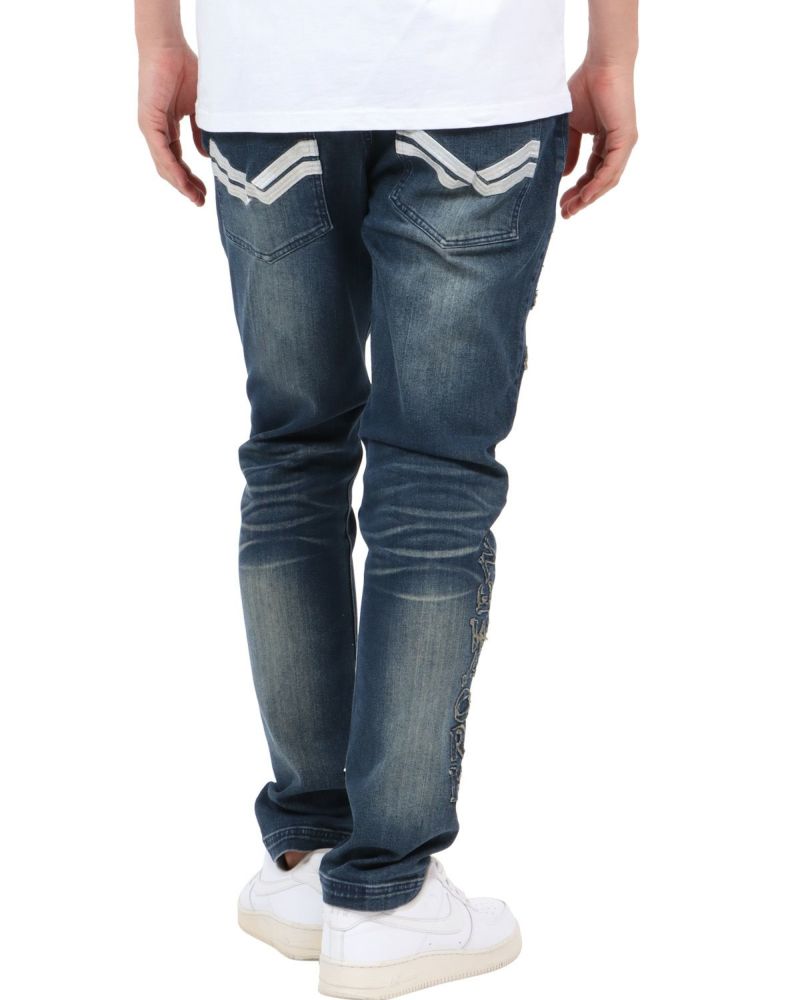 インディゴ：180cm67kg(32inc着用)
