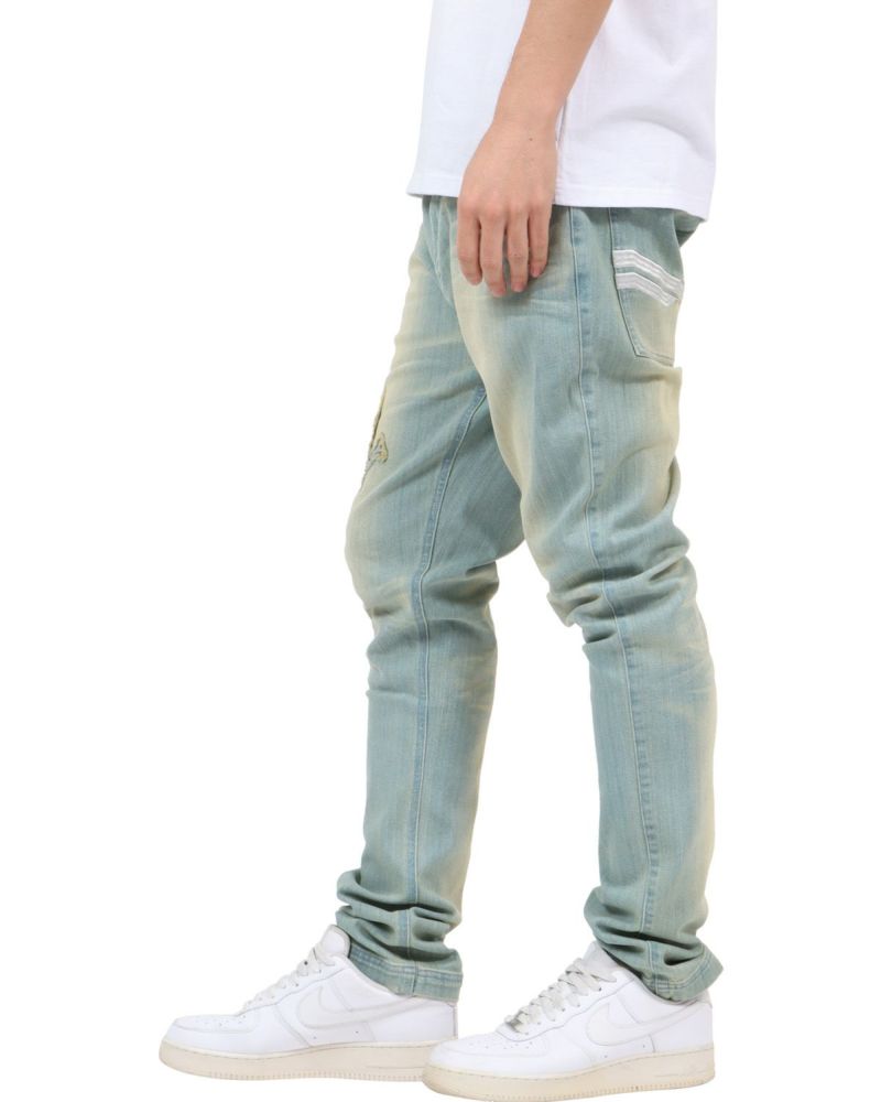 Karl Kani] ストレッチ スキニー アルファ ベティ デニムパンツ