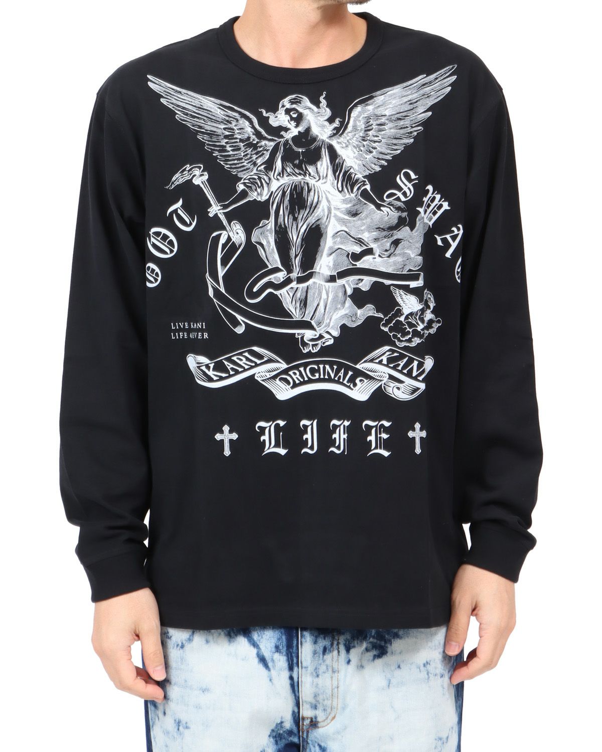 ブラック：180cm67kg(Lサイズ着用)