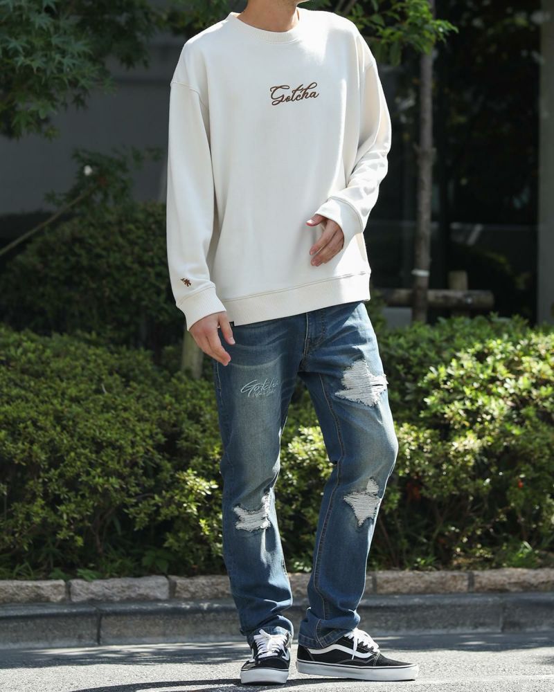 GOTCHA] ビッグ ベア ワッペン トレーナー | PEET ONLINE STORE