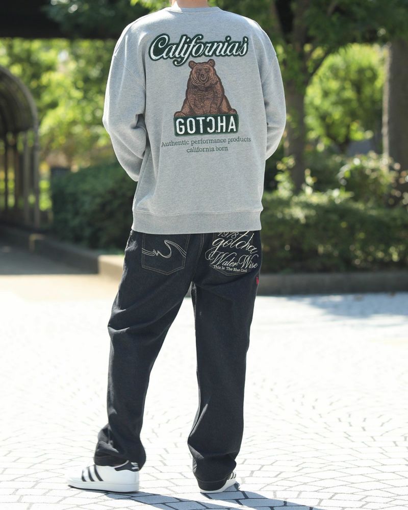 GOTCHA] ビッグ ベア ワッペン トレーナー | PEET ONLINE STORE