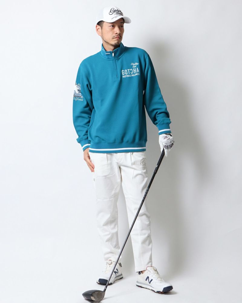 Golfickersセガサミーカップ限定　ハーフジップ・ワイド ポロシャツXL Golfickersセガサミーカップ限定 ハーフジップ・ワイド
