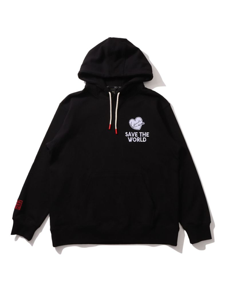 Karl Kani] セーブ ザ ワールド パーカー | PEET ONLINE STORE
