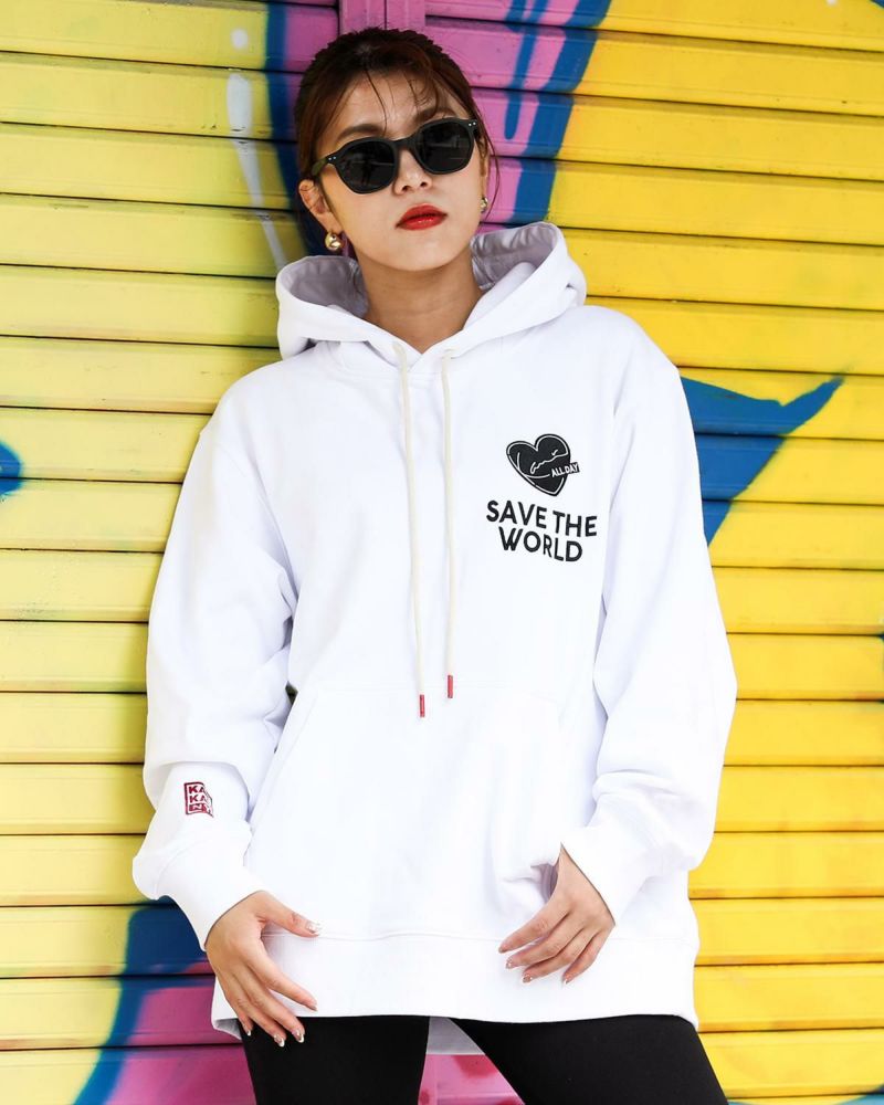 Karl Kani] セーブ ザ ワールド パーカー | PEET ONLINE STORE