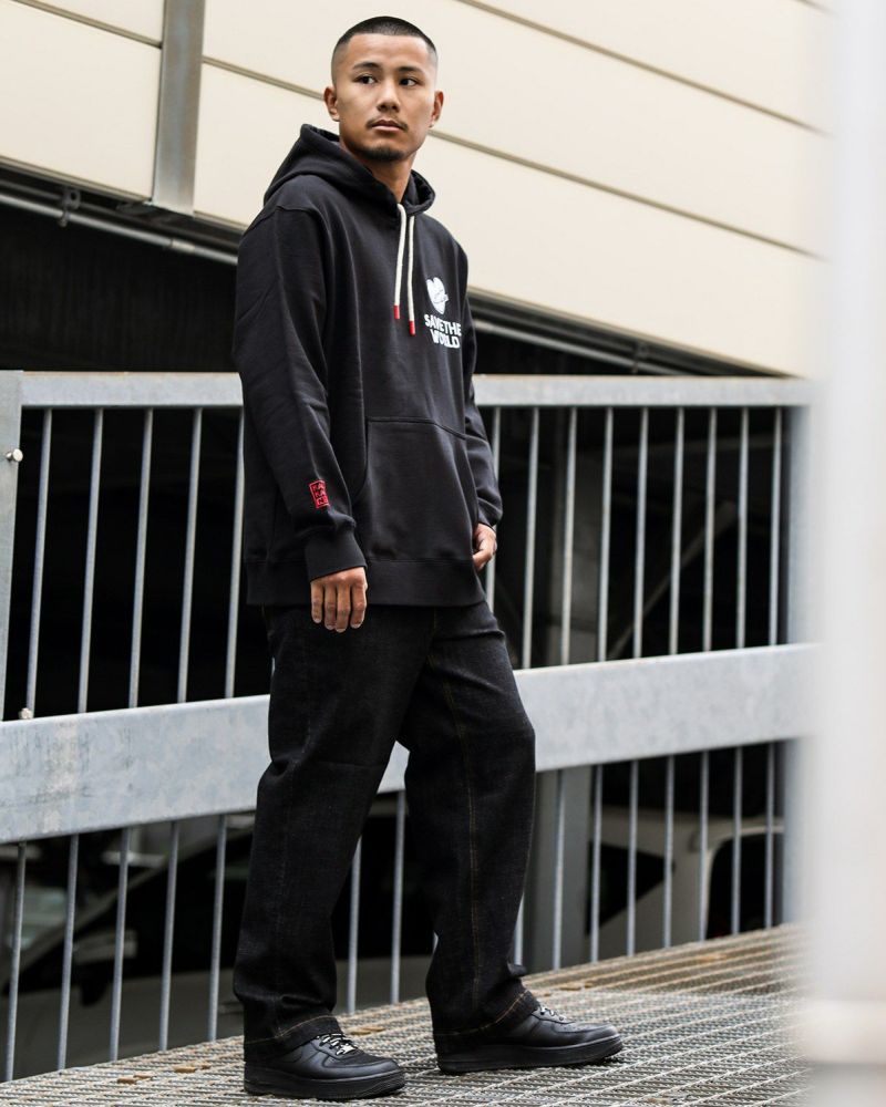 Karl Kani] セーブ ザ ワールド パーカー | PEET ONLINE STORE