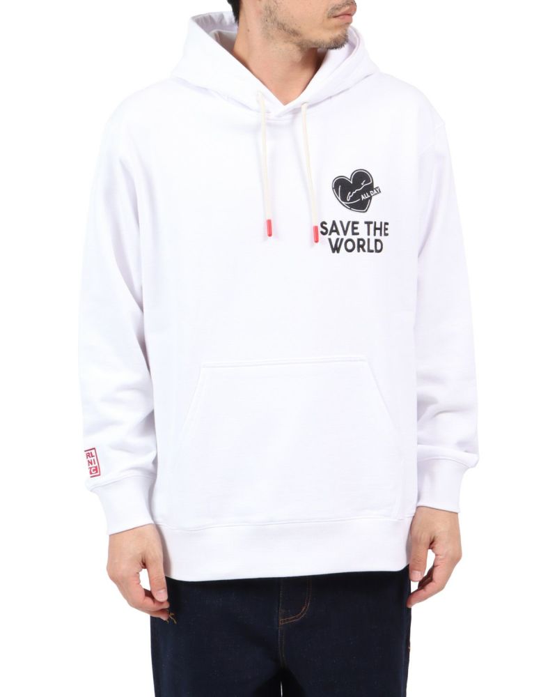 Karl Kani] セーブ ザ ワールド パーカー | PEET ONLINE STORE