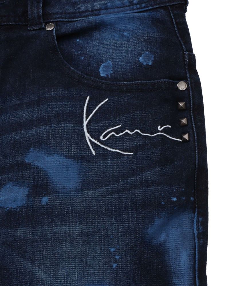 Karl Kani] ストレッチ ロゴ デニムパンツ | PEET ONLINE STORE