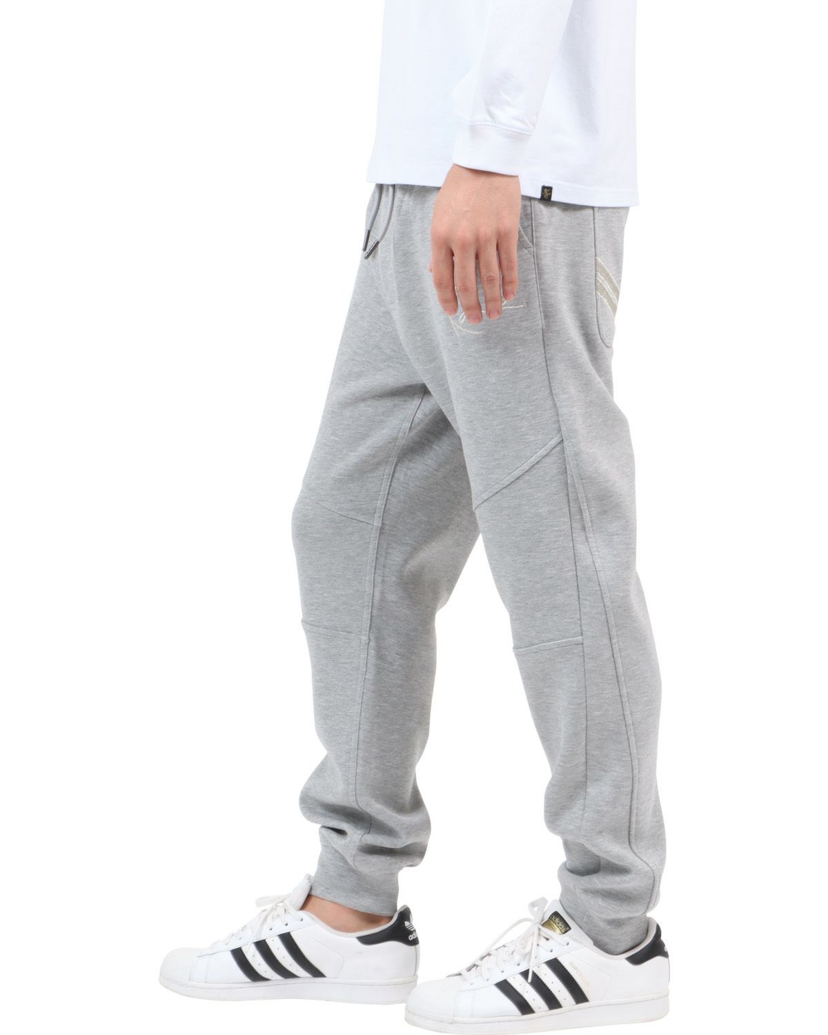 杢グレー：180cm67kg(Lサイズ着用)