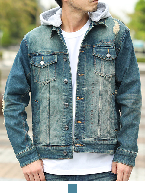 インディゴ：180cm67kg(Lサイズ着用)