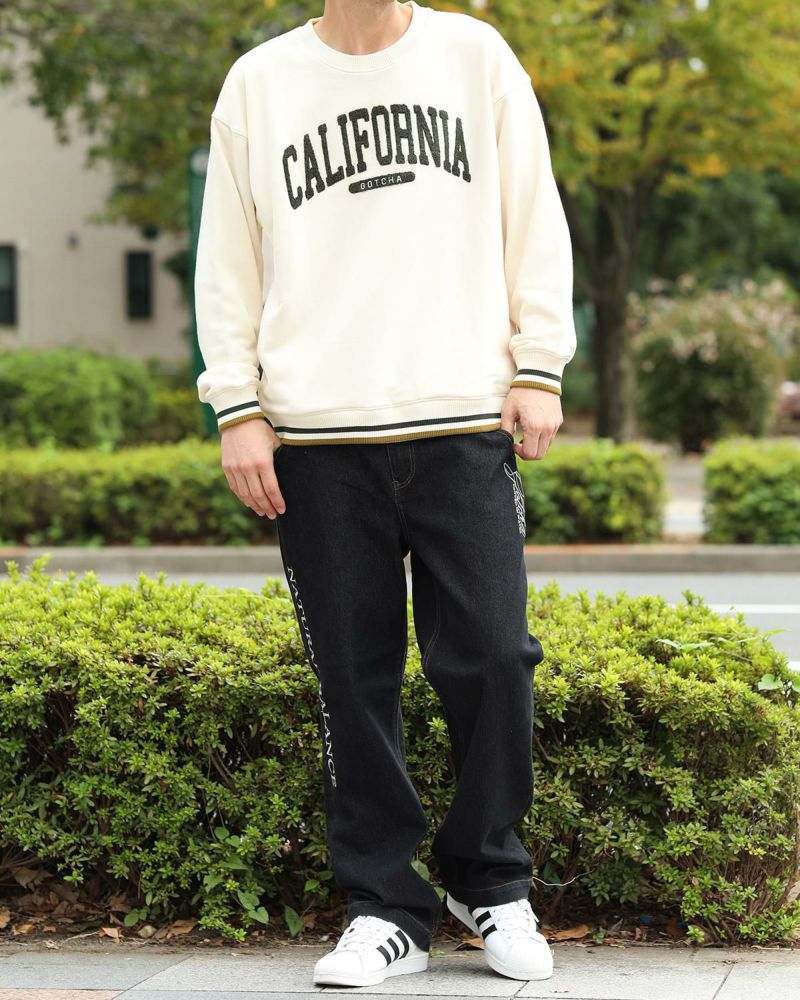 GOTCHA] サガラ ユニバーシティ ロゴ トレーナー | PEET ONLINE STORE