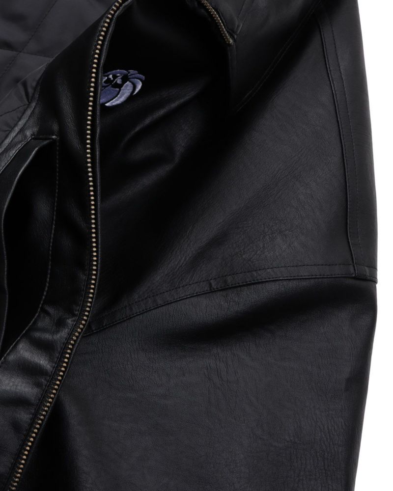 NESTA BRAND] ビッグシルエット PU レザー 中綿 ジャケット | PEET