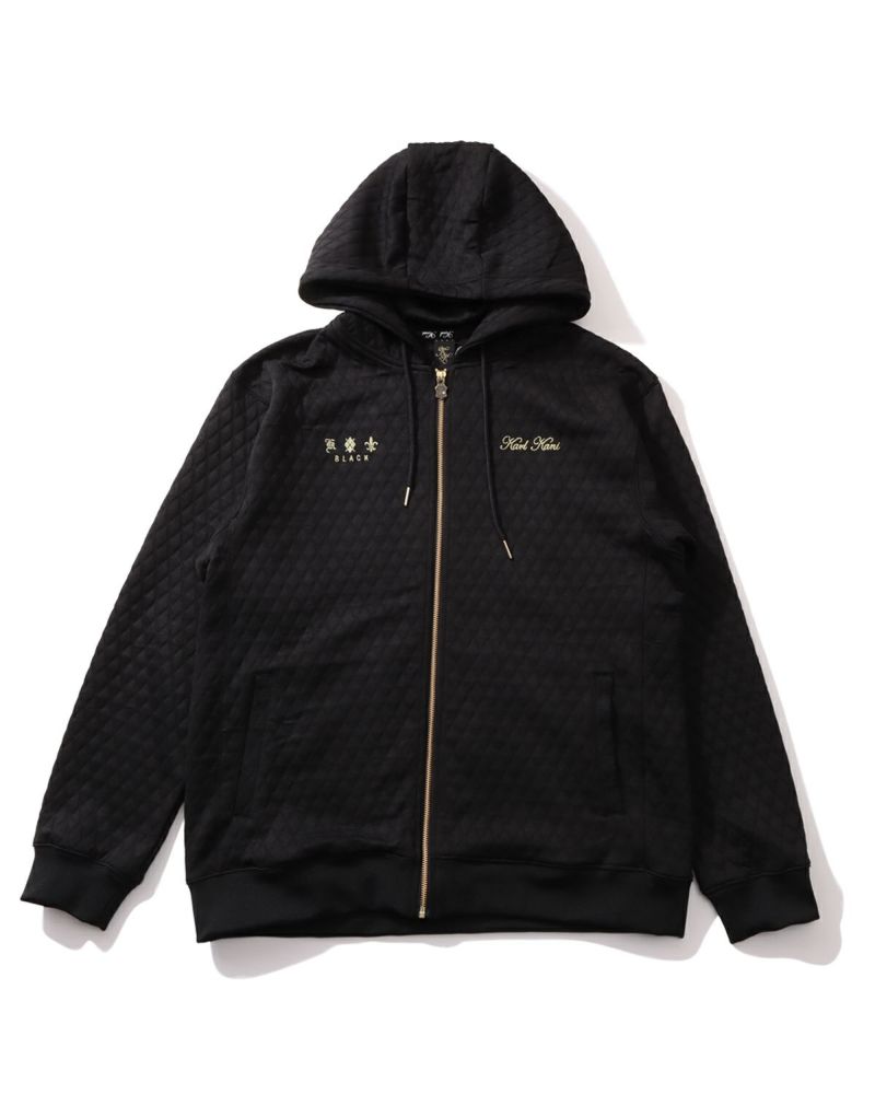 [Karl Kani] キルト ジャカード フルジップ パーカー　XXXL Karl Kani] キルト ジャカード フルジップ パーカー | PEET