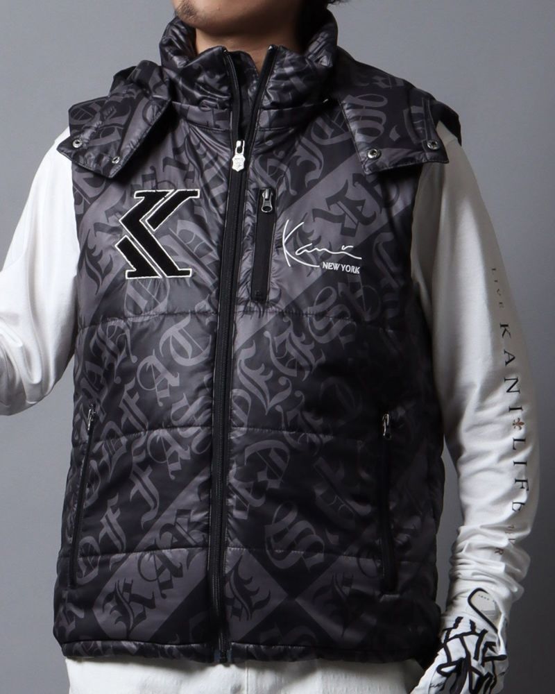 Karl Kani GOLF] 撥水 総柄 高機能 中綿 ベスト | PEET ONLINE STORE