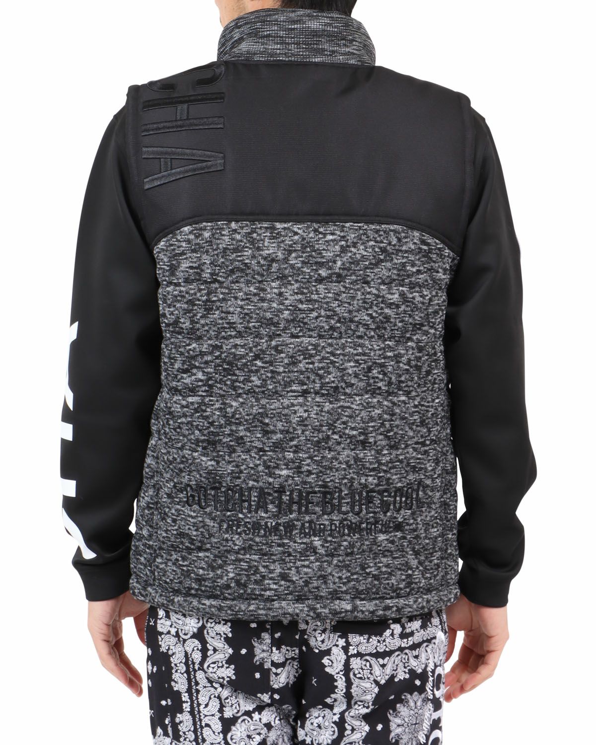 ブラック：180cm67kg(Lサイズ着用)