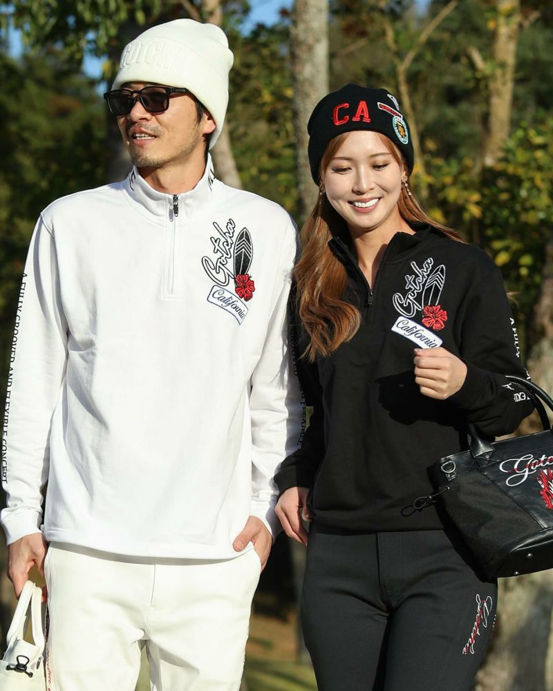 GOTCHA GOLF] ワッペン ハーフジップ ロンT | PEET ONLINE STORE