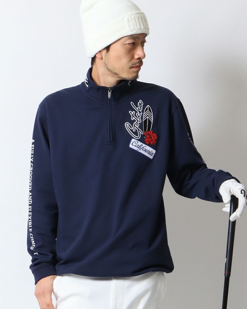 GOTCHA GOLF] ワッペン ハーフジップ ロンT | PEET ONLINE STORE