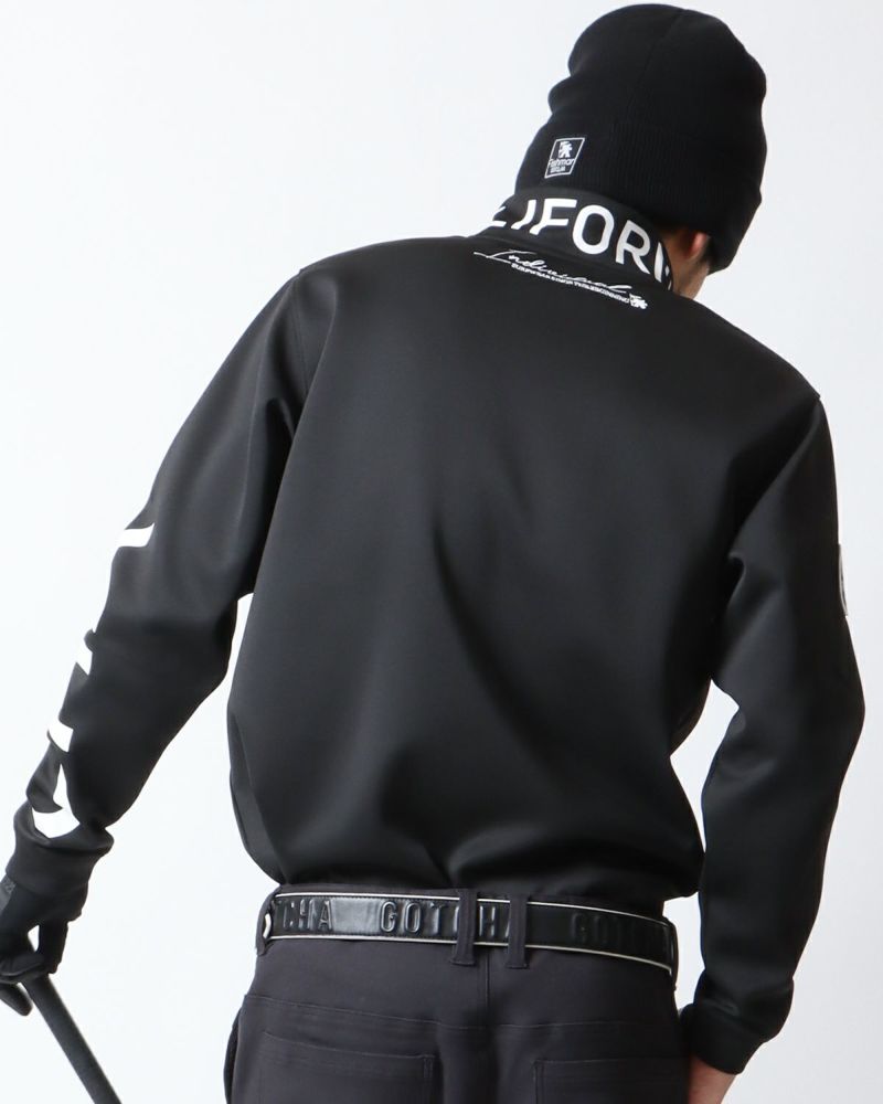 Golfickers ハーフジップシャツ　ブラック　XLサイズ 完売品】Golfickers ハーフジップシャツ L - メルカリ