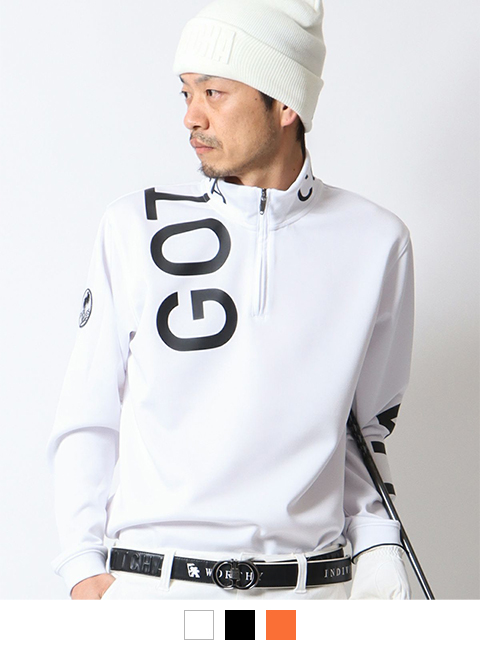 ホワイト：180cm67kg(Lサイズ着用)