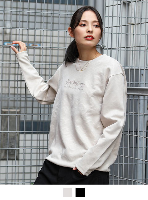 オフホワイト:173cm(Mサイズ着用)